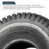 Set of 4 MaxAuto Lawn Mower Tires 15x6-6 20x10-8 4PLY P332+P512