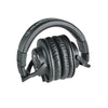 Audio-Technica ATH-M40x Professional Studio Monitor Headphones + Slappa Full Sized HardBody PRO Headphone Case (SL-HP-07)