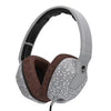 Skullcandy Crusher Headphones with Built-in Amplifier and Mic, Microfloral Grey and Black