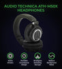 Audio-Technica ATH-M50x Professional Studio Headphones Bundle with Antlion Audio ModMic 5 Attachable Microphone, and Blucoil Y Splitter for Audio, Mic