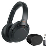 Sony WH1000XM3 Wireless Noise-Canceling Headphones (Black) with Sony XB01 Extra Bass Portable Bluetooth Speaker (Black) Bundle