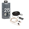 Shure SE215-CL Sound Isolating Earphones with Single Dynamic MicroDriver