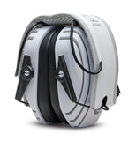 Lucid Audio Amped Sound Amplifying Bluetooth Hearing Headphones with Wireless TV Streamer - White/Gray