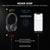 Lasmex HB-69 Bluetooth Headphone Over Ear, Hi-Fi Stereo Wireless Headset Ergonomic Protein Earpads丨Noise Reduction丨Built in Deep Bass丨Foldable Telescopic Arms丨Wired Mode for Travel Work TV PC Mobile