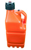 4 Pack Sunoco 5 Gallon Orange Racing Utility Jugs and 4 Filler Hoses