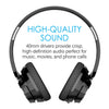 MEE audio Wave Bluetooth Wireless On-Ear Headphones with Headset Functionality