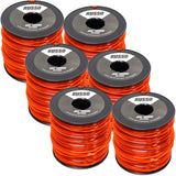 6 Pack 095 Square 5lb Commercial String Trimmer Line Echo Stihl RedMax