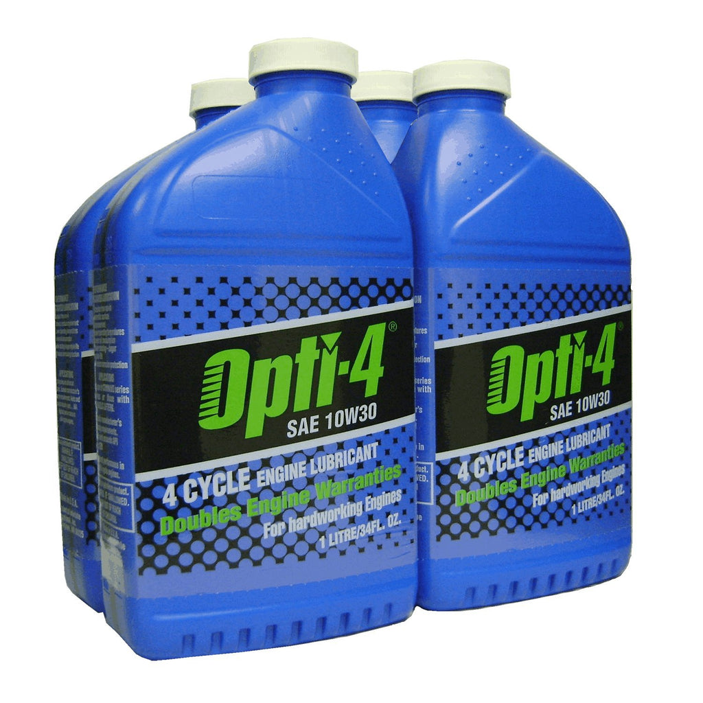 Opti-4 43121 4PK SAE 10W30 34Oz 4-Cycle Engine Lubricant