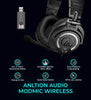 Audio-Technica ATH-M50x Professional Studio Headphone Bundle with Antlion Audio ModMic Wireless Attachable USB Microphone