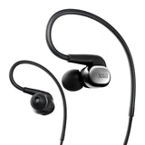 AKG N40 canal type earphone high resolution corresponding 2WAY (dynamic / BA) hybrid cable detachable black chrome N40SIL