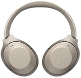 Sony WH1000XM2 Noise Cancelling Headphones with FiiO A1 Silver Portable Amp and 3.5mm TRRS Audio & Microphone Cable (Gold)