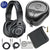 Audio-Technica ATH-M40x Professional Studio Monitor Headphones + Slappa Full Sized HardBody PRO Headphone Case (SL-HP-07)