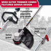 84V Lithium Ion Grass Cordless String Trimmer Weed Eater- Brushless Motor (84V String Trimmer Edger + Battery + Charger)