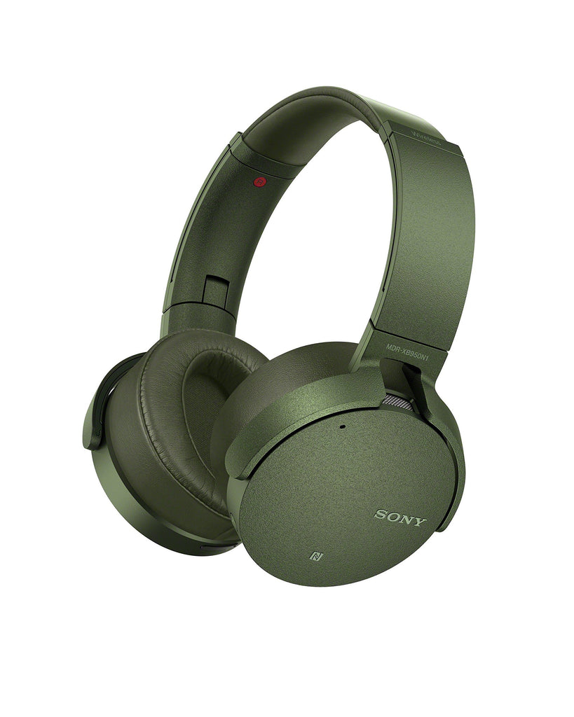 Sony MDR-XB950N1B Wireless Noise Cancelling Extrabass Headphones - Green (International Version) ...