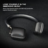 DOSS Bluetooth Headphones On Ear, Enhanced Bass HiFi Stereo Wireless Headset, Lightweight and Soft Memory-Protein Cushions, Built-in Mic and Wired Mode for Phones, TV, PC, Tablets and More