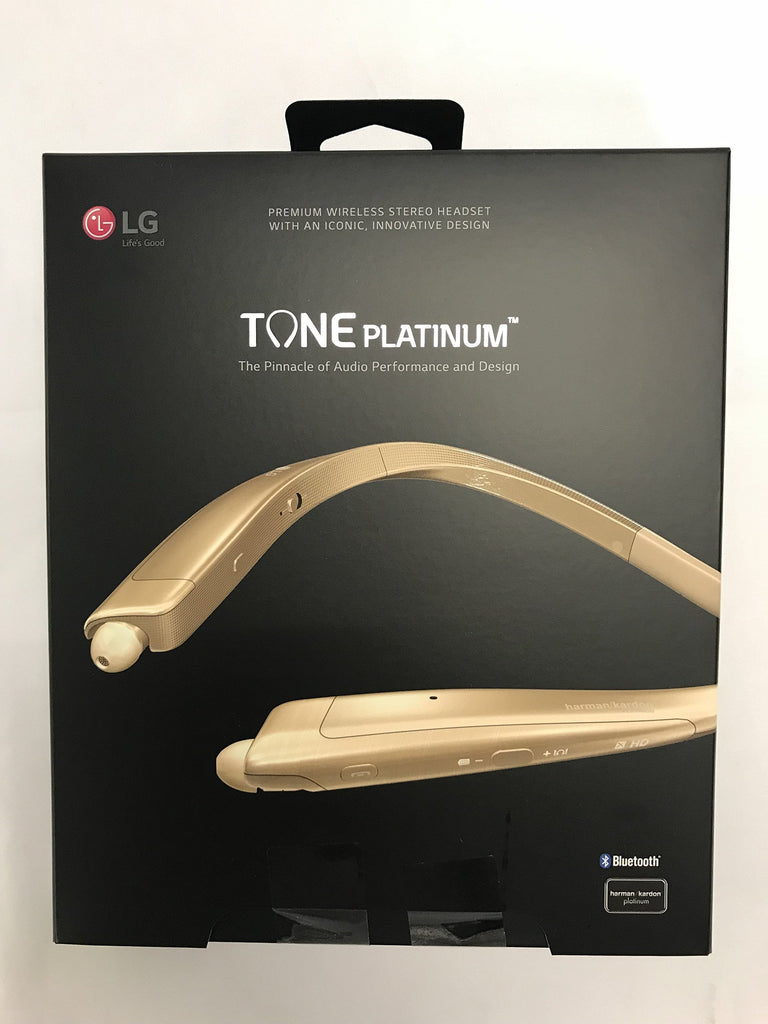 LG Tone Platinum HBS-1100 - Premium Wireless Stereo Headset - Gold